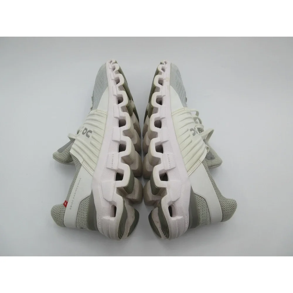 On Running Shoes Womens Size 8 Gray White Cloudswift CloudTec Helion Speedboard‎